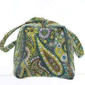 VERA BRADLEY DUFFLE BAG LARGE YELLOW GREEN TEAL PAISLEY